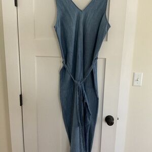 Sonoma Casual Lightweight Baggy Denim Overalls Jumpsuit Size L
